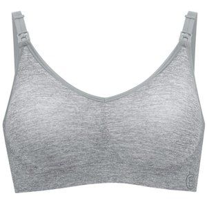 Bravado Body Silk Seamless Nursing Bra Heather Gray NWOT